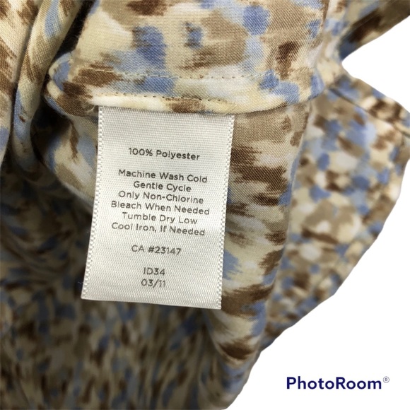 Talbots Petites Multi Color Casual Crew Neck Tank Size Small - Picture 7 of 8